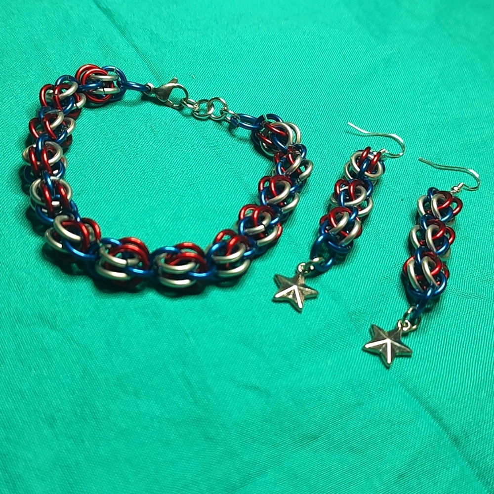 Custom Forth of July Jewelry